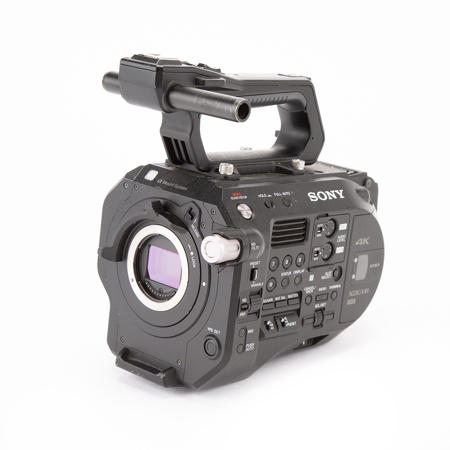 Sony PXW-FS7 II 4K XDCAM Camera System with Super 35 CMOS Sensor, "Body Only". Monitor Unit, Viewfinder, Top Handle, and Microphone Holder are not included.